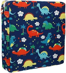 TOYANDONA Toddler Adjustable Booster Seat for Dining High Chair Portable Booster Seat Cushion Dinosaur Printed Travel Dining Seat Pad for Kids