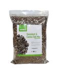 M.M BASICS Succulent Soil Mix/Cactus Soil, Mixed with Volcanic Pumice, Coarse Perlite, Calcined Clay, Black Lava Rocks, Fine Vermiculite and Coco Coir, Well-Draining and Healthy Roots, (4 litres)