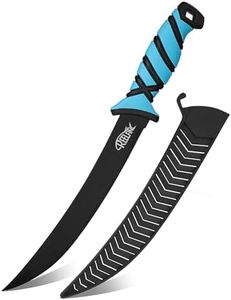 ReelFin Fishing Fillet Knife, Stainless Steel Blade, Ergonomic Handle Precision-Forged Stainless Steel (9" Blue)