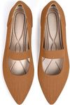 TINGRISE Women's Flats Shoes Pointe