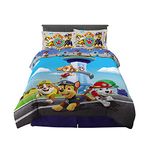 Franco Paw Patrol Kids Bedding Super Soft Comforter and Sheet Set, 5 Piece Full Size, (Official) Nickelodeon, 39 x 75 Inch