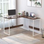 BLUEWUD Corbyn Engineered Wood Study and Computer Laptop Table for Home or Office, WFH Desk, with Drawer Shelves Storage for Books and Décor Display for Adults Kids Students (L- Shape)