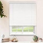 Window Blinds Mini Venetian Windows Blinds Aluminum Blinds Ight Filtering Horizontal Mini Windows Blinds for Interior by Vinyl Mini Blinds Blinds & Shades White.32Wx(12" H to 98" H Customizeize)