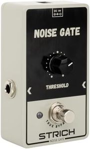 STRICH Noise Gate Pedal, Noise Killer Guitar Pedal Noise Suppressor Effect for Electric Guitar and Bass True Bypass