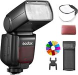 Godox TT685II-C TTL Camera Flash for Canon, 2.4G GN60 HSS 1/8000S,0.1-2.6s Recycle Time,Wireless Speedlite Compatible with Canon Cameras 5DMarkIII II R5 R6 6D 7D 77D 700d 850D 250D 750D 2000D