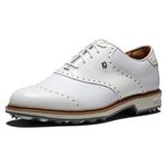 FootJoy Men's Premiere Series Wilcox Golf Shoe, White White Grey, 10 UK Wide