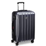 Delsey Helium Aero 25-Inch Expandable Spinner Trolley, Platinum, One Size