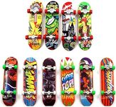 Sipobuy Mini Skateboard Toy Deck Truck Finger Board Skate Park Boy Kid Children Gift Random 6pcs