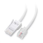 Cable Matters 3m BT to RJ11 Cable (Telephone Cable for BT) in White - 3m