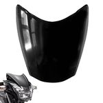 WAZA TVS Apache RTR 160/180 Windshield Front Headlight Visor Bike Wind Deflectors Windscreen Glass Black Protector Superior ABS/PC Plastic