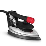 ISTRI DynaPro 1250W Gravity Feed Commercial Steam Iron, 230V,50Hz with 4.0 L Water Tank,Rest Pad & Teflon Shoes,Double ISI Mark,Heavy Duty for Professional Use (Red)