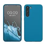 kwmobile Case Compatible with Samsung Galaxy S23 Plus Case - TPU Silicone Cover - Works with Wireless Charging - Caribbean Blue