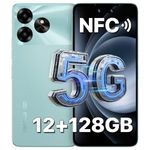 UMIDIGI Unlocked 5G Cell Phone (12+128GB),NFC Unlocked Phones,Dimensity 6100+ Processor,50MP Main Camera 5000MAh Smartphones,Face Unlock,6.57" 90Hz Eye-Care Large Screen,Mobile Phone