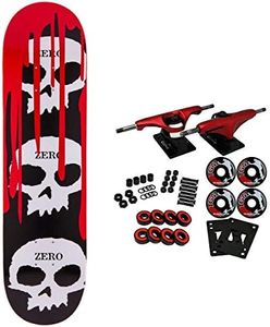 Zero Skateboards Complete 3 Skulls with Blood 8.25"