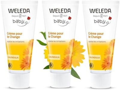 WELEDA -Trio Crème pour le Change au Calendula - Protège, régénère et apaise - Cerifié Natrue** - Tube 75 ml x 3