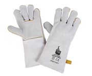 Jupiter Industries Leather Rose Gardening Gloves (Medium), Pack of 1