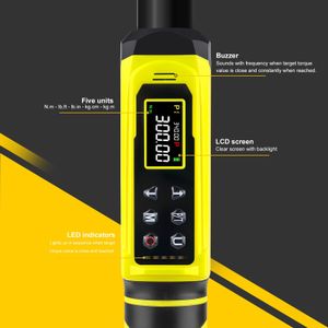 ATsafepro Digital Torque Wrench 1/2'' Drive – 5.1-340Nm, LCD, Dual-Direction, ±2% Accuracy