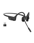 SHOKZ OpenComm2 UC - Bone Conduction Bluetooth Stereo Computer Headset with Boom Mic - USB-A Compatible with PC and Mac - Zoom Certified - with Bookmark