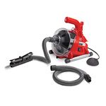 RIDGID 55808 PowerClear 120-Volt Drain Cleaning Machine Kit for Tubs, Showers, and Sinks, Drain Cleaner Machine Kit with AUTOFEED, Inner Core Cable, and Guide Hose