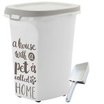 Cat Centre 20L Large Storage Container Dispenser Dry Food Seed Pet Animal Bin Dog Cat Bird