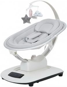 GarveeLife Electric Baby Swings for Infants to Toddler, Infant Swing with 5 Motion Modes & 5 Speeds, Remote Control, Reclining Seat with 5-Point Harness, 5 Preset Music, Light Grey