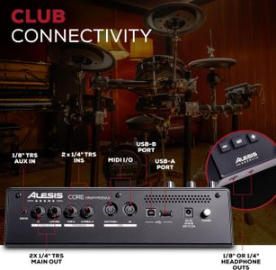 Alesis Strata Club Electric Drum Kit – Digital Drum Set for Beginners