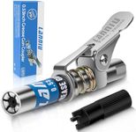 LANNIU Grease Gun Coupler, 0.53" Grease Gun Tips, Upgrade to 12000 PSI, Quick Release & Strong Locking Leakproof Greases Gun Couplers, Compatible with All 1/8" NPT Grease Gun Fittings