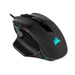 Corsair Nightsword RGB, Performance Tunable FPS/MOBA Gaming Mouse, Black, Backlit RGB LED, 18000 DPI, Optical