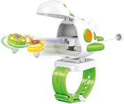 Spinning Tops Battle Set with Airplane Launcher – Wearable Watch Design, Travel-Friendly Gyro Toys for Kids Ages 6+, Novelty Spinner Tops for Gaming & Birthday Party Favors, Ideas for Boys and Girls