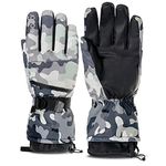 Jogoo Winter Warm Ski Gloves,3M Thinsulate Snow Snowboard Gloves for Men Women,Touchscreen Cold Weather Waterproof&Windproof with Pocket