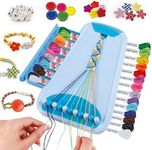 Bracelet Making Kit for Girls - Friendship Bracelet Kit - Birthday Gifts Ideas for Kids Girls Ages 6 7 8 9 10 11 12 Year Old, Arts and Crafts for Kids Ages 8-12 Teen Toys String Bracelets DIY Maker