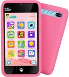 MOMILLA Toys Kids Smart Phone for Girls, 3.97" Cell Phone with Dual Cameras, Stickers & Frames, 200+ Games, 16GB Storage, Educational Mini Toddler Play Toy, Birthday Gift for Kids Age 3-10