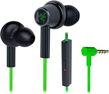 Razer Hammerhead Duo Console - Dual Driver Gaming in-Ear Headphone (Dual Driver Technology, Inline Microphone, Analog 3.5mm Jack, Dedicated Carry Case) Green
