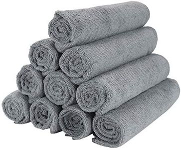 Arkwright Microfiber Gym Towel - Pack of 12 - Super Soft, Quick Dry Workout Sweat Towels, 300 GSM Lightweight & Absorbent for Sports, Working Out, Yoga, and Spa, 16 x 27 in, Grey