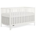 Dream On Me Synergy Wave 5-in-1 Convertible Crib in Cannoli Cream, JPMA & Greenguard Gold Certified, Converts from a Baby Crib to a Toddler Bed, Daybed, and Full-Size Bed