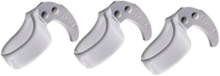 The Original Handy Safety Knife - 3-Pack - Utility Ring Knife for Finger with Sharp, Curved Blade - Ring Size 15 - Standard Blade - by Handy Twine Knife