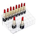 Lipstick Organizer, HBlife 40 Spaces Clear Acrylic Lipstick Holder Lip Gloss Organizer Display Stand Cosmetic Makeup Organizer