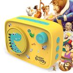 TARBULL SuperBuddy Curio Kids Speaker- 900+ Stories & Rhymes, Voice Recording, Bluetooth, USB, Gift for Kids Boys and Girls Age 3 + (Dino)