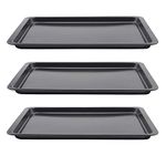 14.5" x 10" Non-Stick Baking Sheet Sets, Large Baking Tray Pans Rectangle (Set of 3)