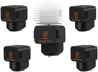 HIKUDIY A1/A1 Mini Hotend Silicone Socks, 300°C High Temperature Heater Block Silicone Cover for Bambu Lab A1/A1 Mini, 5PCS