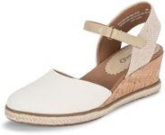 BareTraps OCEAN Women's Sandals & Flip Flops, Cream, 8.5