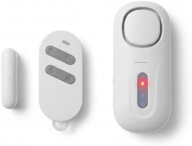 BlackT Electrotech (BT51D2) Wireless Door/Window Sensor Alarm System Kit - Home Security Entry Detector for Doors & Windows with Remote Control & Panic Function