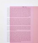 A4 reading aid coloured overlays for Dyslexia & Irlem Syndrome 12 Colours (Rose)