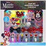 Disney Minnie Mouse - Townley Girl Hair Accessories Kit Gift Set for Girls Ages 3 and up. Includes 22 Pieces of Hair Accessories such as Hair Bow, Coils, Hair Clips, Hair Pins and more, perfect for Parties, Sleepovers & Makeovers.