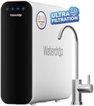 Waterdrop TSU 0.01μm Ultra-Filtration Under Sink Water Filter System, 3-Stage High Capacity, USA Tech, Smart Panel, No Waste Water, 2 Years Lifetime