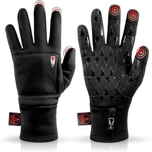 THE HEAT COMPANY – WIND PRO LINER - guanti resistenti al vento - qualità premium - guanti touch screen per donna e uomo - guanti sportivi: guanti invernali caldi per il ciclismo e la corsa