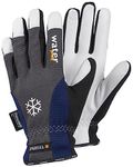 Ejendals 295-10 Size 10 "Tegera 295" Leather Glove - Grey/Blue/White