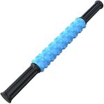 ARGOMAX Massage Stick, Manual Massage Stick, Muscle Rolling Stick for Relieving Muscle Soreness and Reducing Muscle Spasm and Tension. Blue.