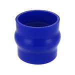 X AUTOHAUX 70mm 2.75" ID Straight Silicone Car Reducer Hose Coupler Tube Blue