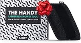 Ballsy Handy Shower Tool Sponge for Generating Extra Suds, with Gently Exfoliating Design